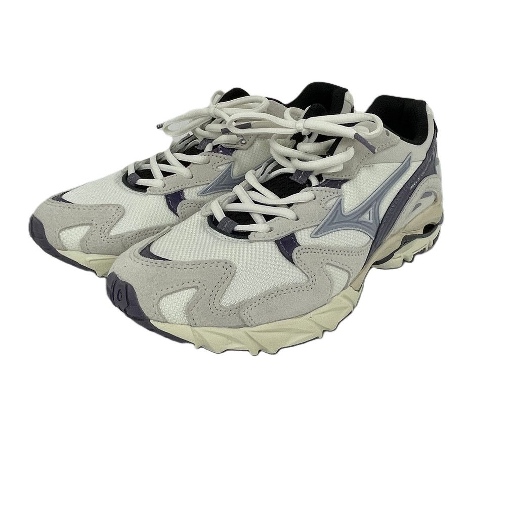 スニーカー ウェーブライダー10 MIZUNO ミズノ 26cm ホワイトXパープル D1GA247401
