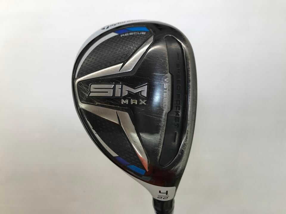 テーラーメイド　SIM MAX　22度　TENSEI BLUE TM60　Sフレックス　ユーティリティ　中古【最短即日発送】