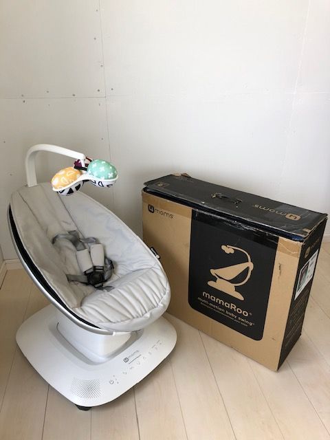 クリーニング済み 説明書付 箱付 4moms フォーマムズ mamaRoo ママルー