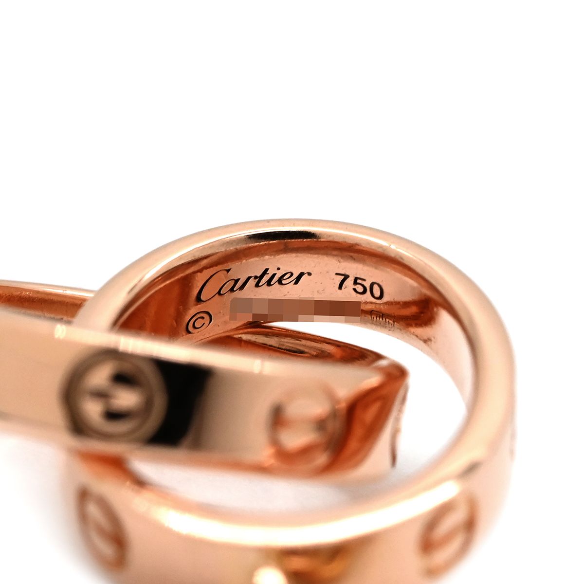 カルティエ Cartier ブレスレット ベビーラブ ピンクゴールド 750 18金 PG RG ローズゴールド B6027000【中古】