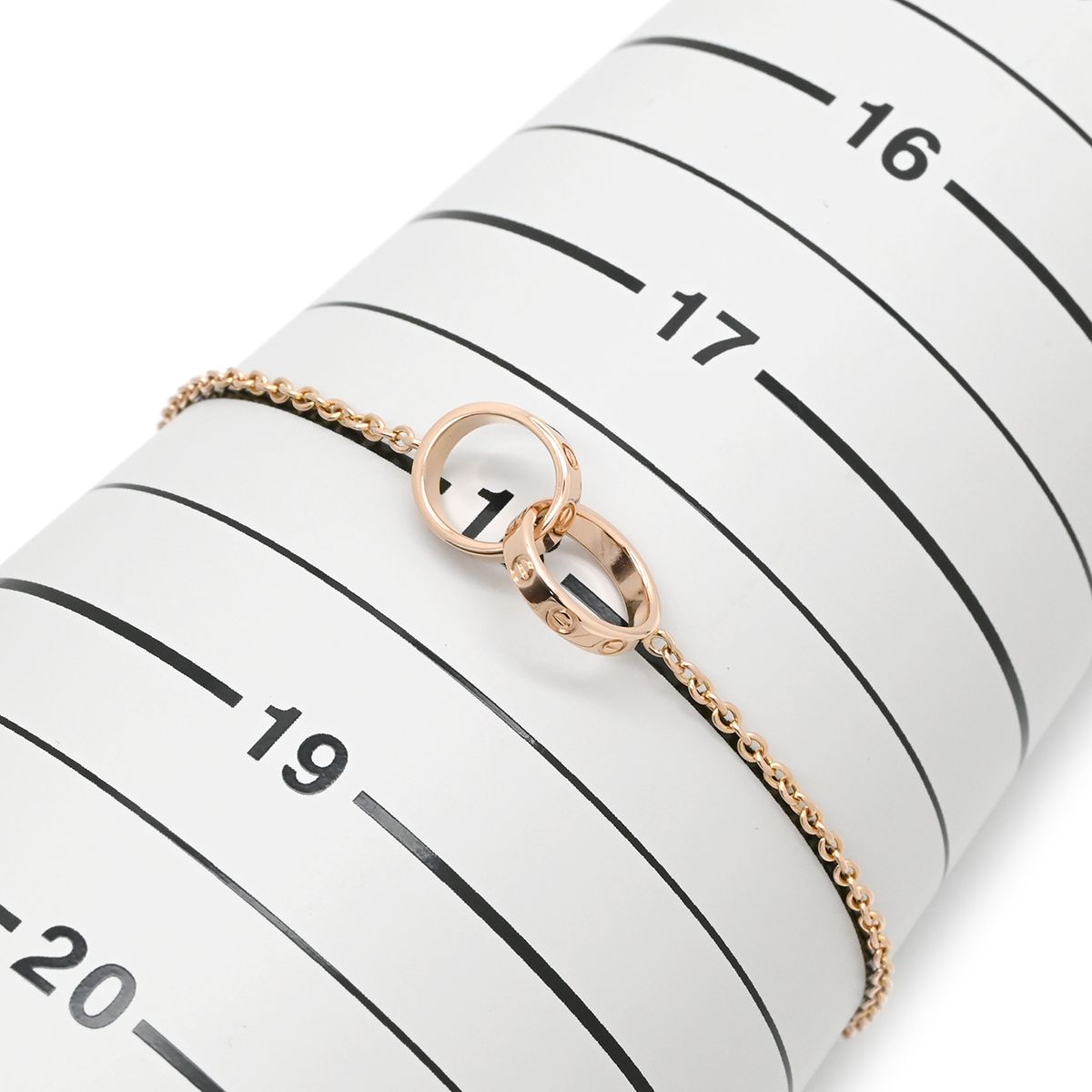 カルティエ Cartier ブレスレット ベビーラブ ピンクゴールド 750 18金 PG RG ローズゴールド B6027000【中古】