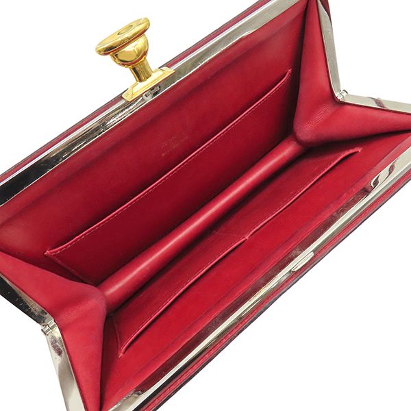エルメス HERMES ショルダーバッグ サックアマリス クシュベル レッド×イエロー×ブラック ゴールド金具 トランペット ヴィンテージ ○S【中古】
