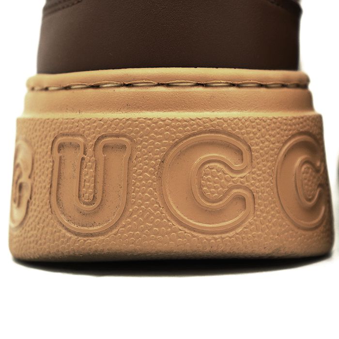 極美品】GUCCI グッチ スニーカー キャンバスxレザー サイズ 6.5