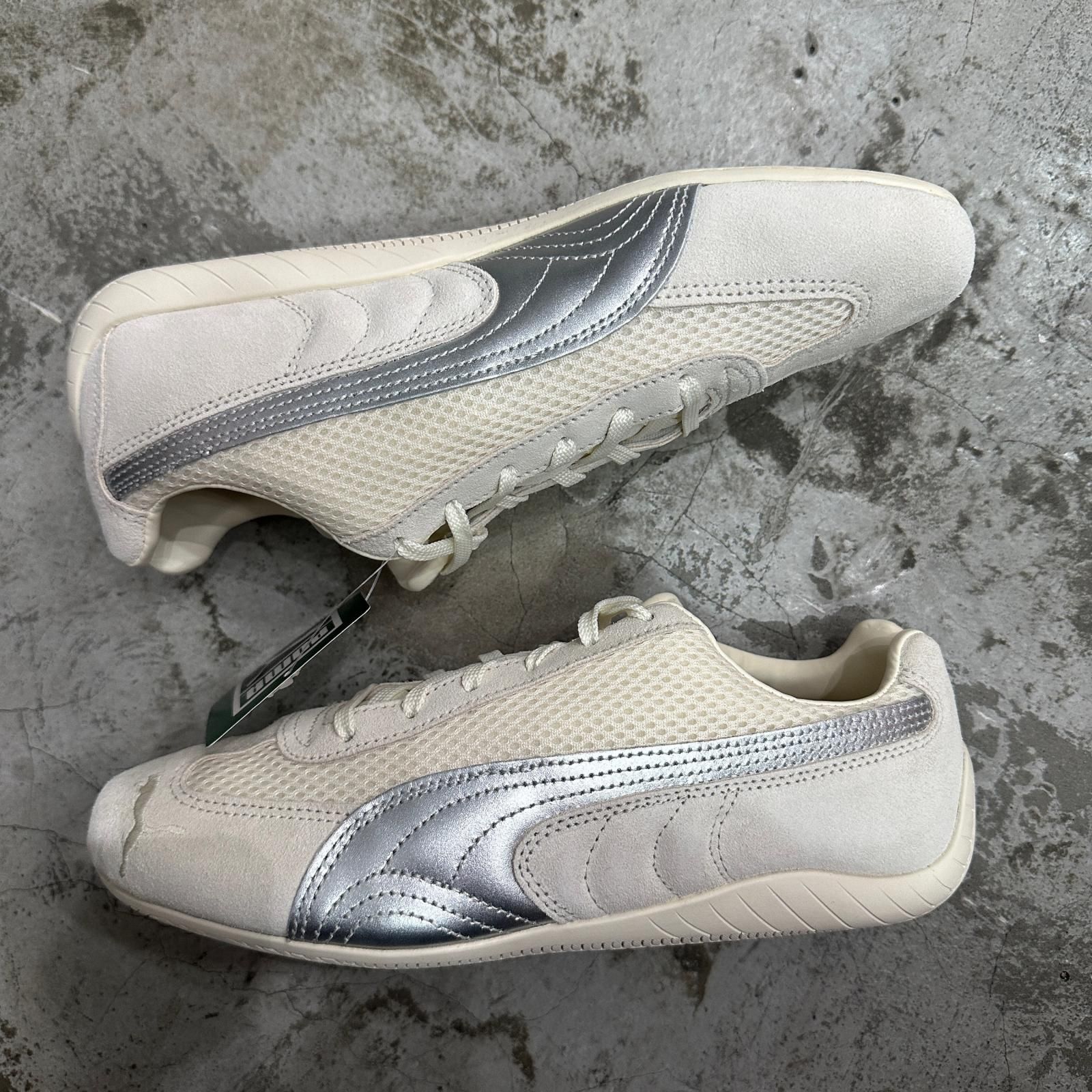 未使用 PUMA Speedcat Premium スピードキャット ローカットスニーカー プーマ 403902 アイボリー 28.5cm （17129M）