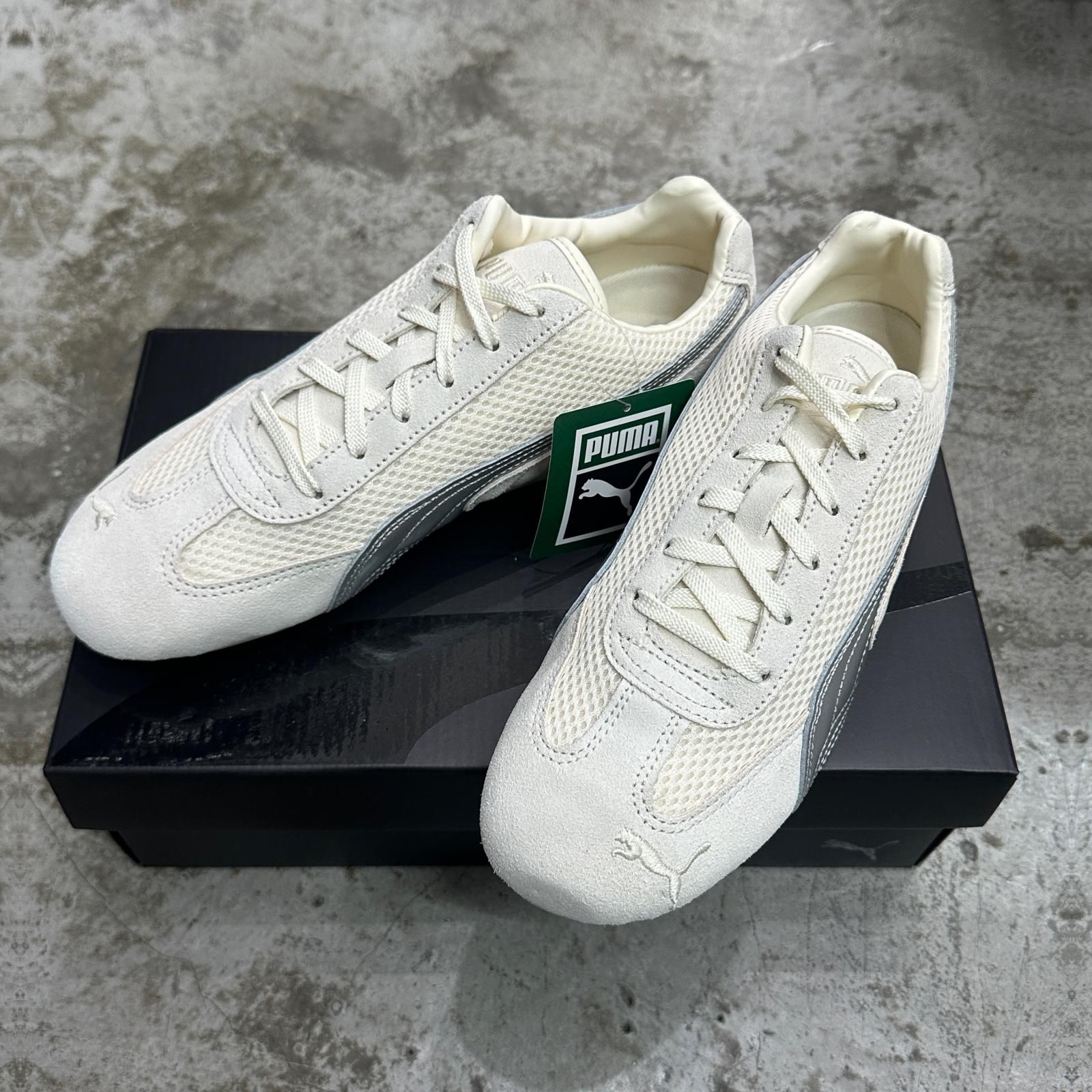 未使用 PUMA Speedcat Premium スピードキャット ローカットスニーカー プーマ 403902 アイボリー 28.5cm （17129M）