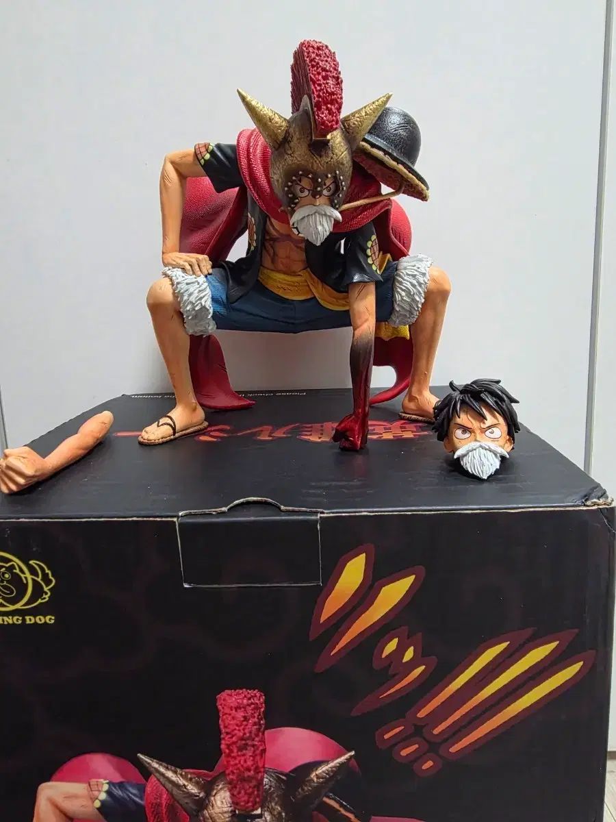 ONE PIECE レジン フィギュア LEE KING 독 ギア2 LUCY 出品 (モンキー・D・ルフィ)