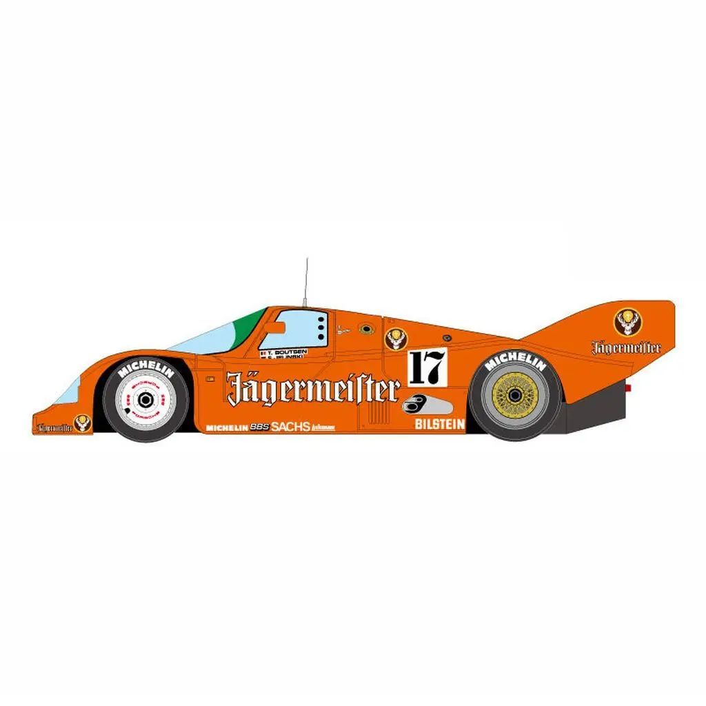 【新品】ミニカー 1/43 ポルシェ 962C ”Brun Motorsport - Jagermeister” 1000km Spa 1986 ウィナー #17 [VM052]