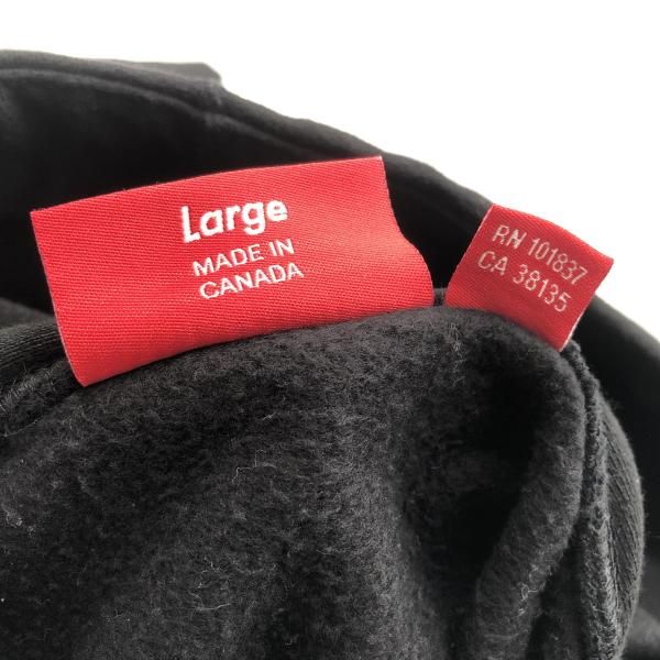 中古】Supreme Box Logo Hooded Sweatshirt パーカー L ブラック
