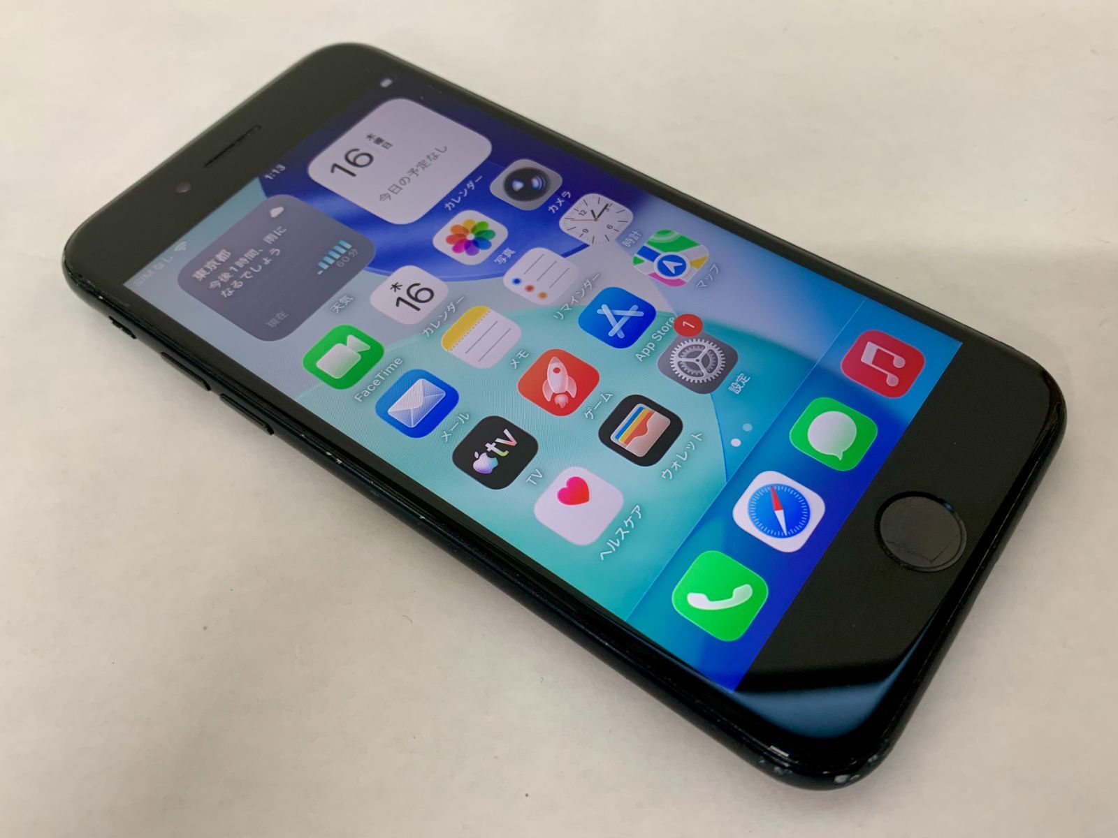 iPhone SE3 64GB ミッドナイト 訳あり- メルカリ