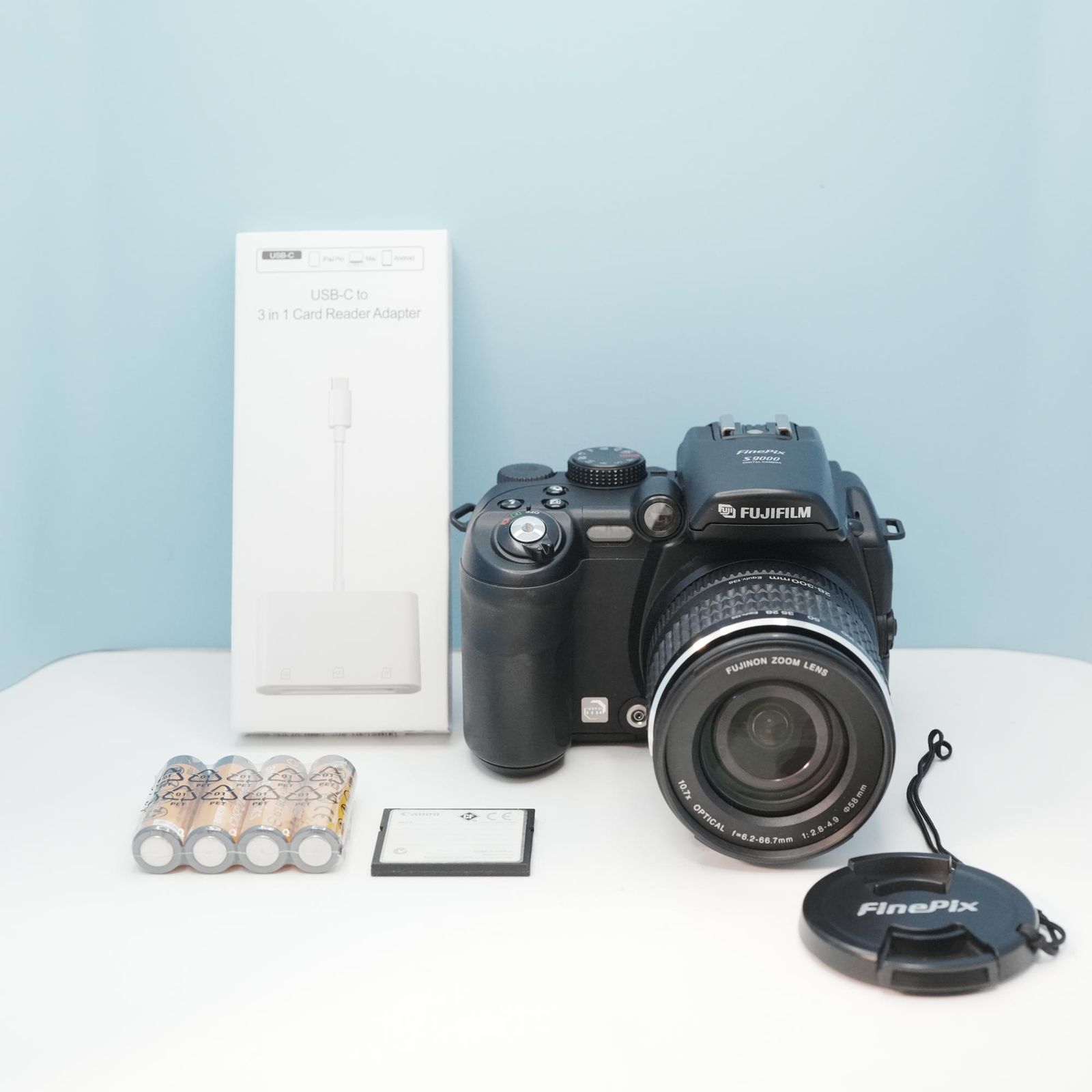 FUJIFILM FinePix S9000 デジカメ スマホ転送OK フルセット 美品 a6685