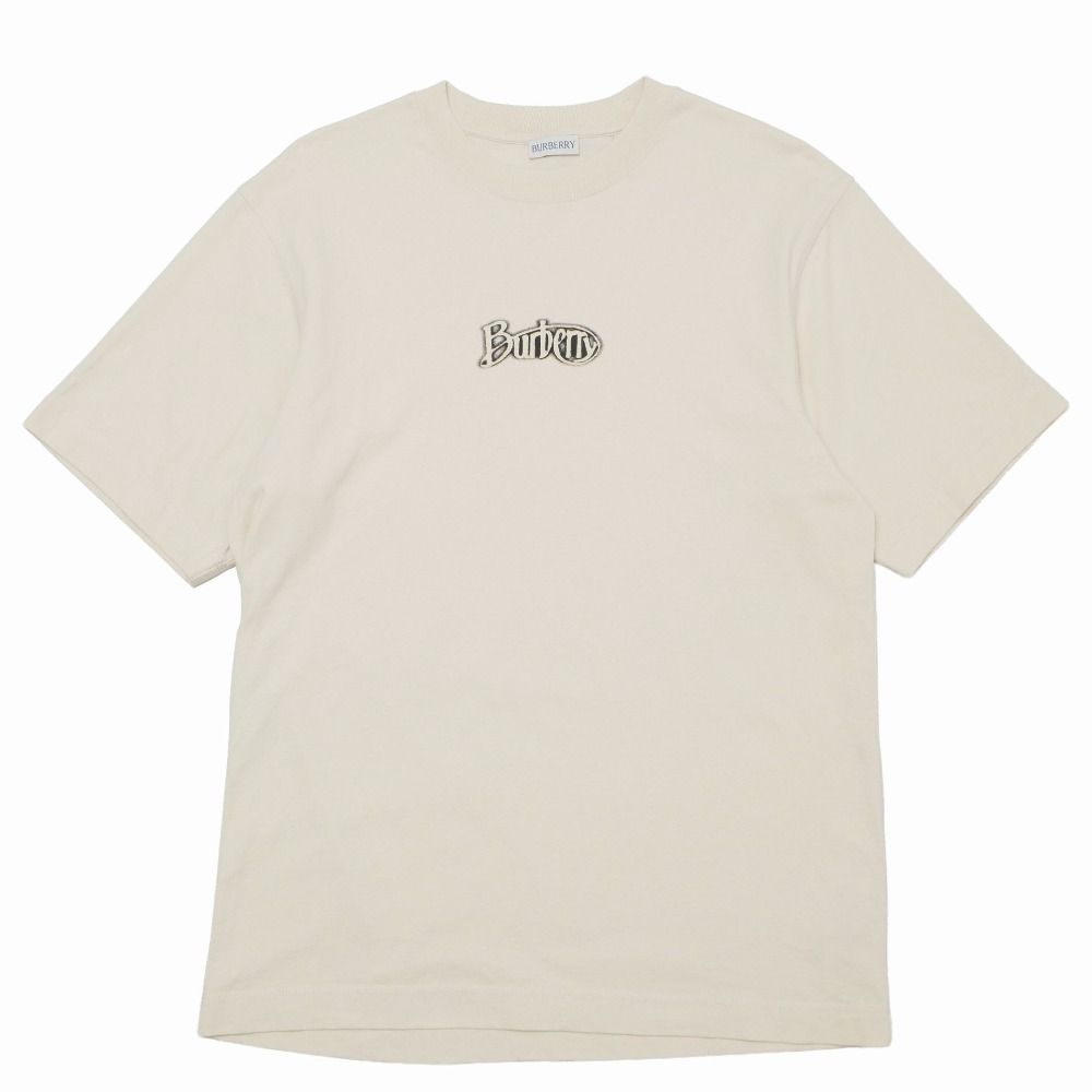 ■美品■BURBERRY バーバリー 半袖Ｔシャツ サイズM クルーネック フロッキーロゴ ブランド古着【中古】20260716/RB0132