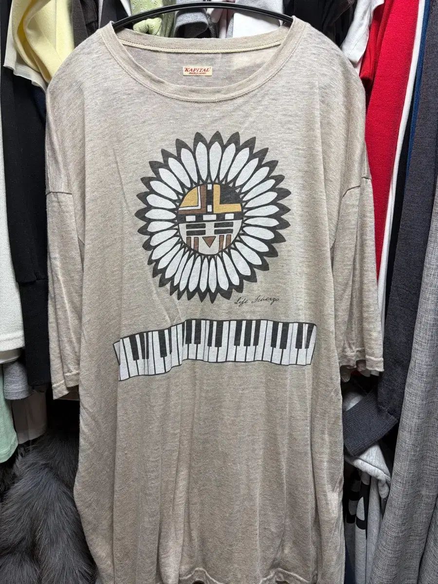 XL キャピタル リネン Tシャツ 新品