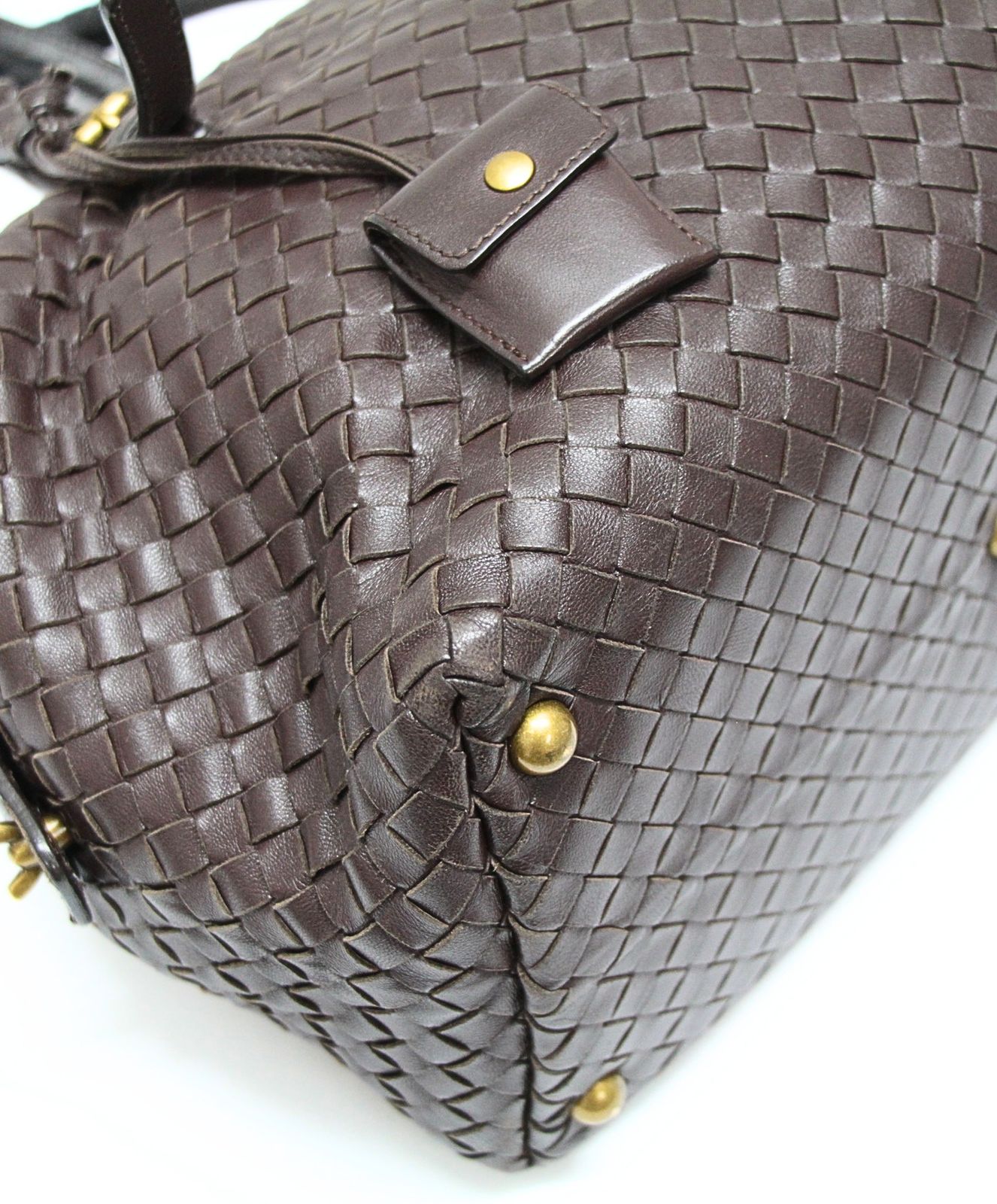 Bottega Venetaブラウン ボストンバッグ M*S様 BOTTEGA VENETA ブラウン ボストンバッグ 極 美品 希少品