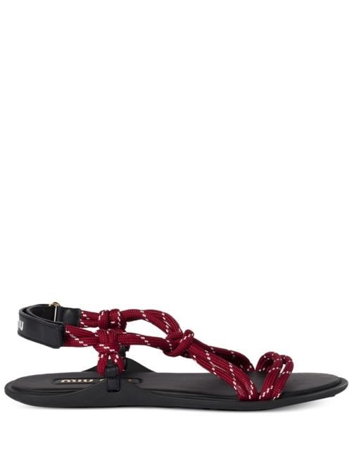 MIU MIU フラットサンダル 送料無料