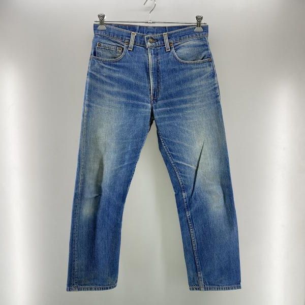 【中古】80s LEVI'S 505 デニムパンツ(裾上げ品) インディゴ サイズW31×L34 リーバイス[24]