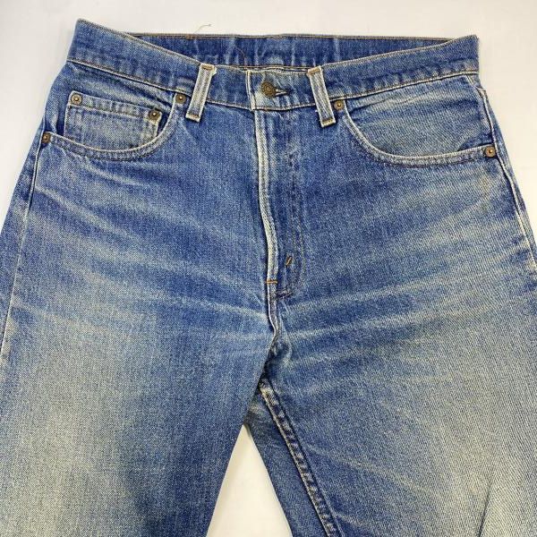 【中古】80s LEVI'S 505 デニムパンツ(裾上げ品) インディゴ サイズW31×L34 リーバイス[24]