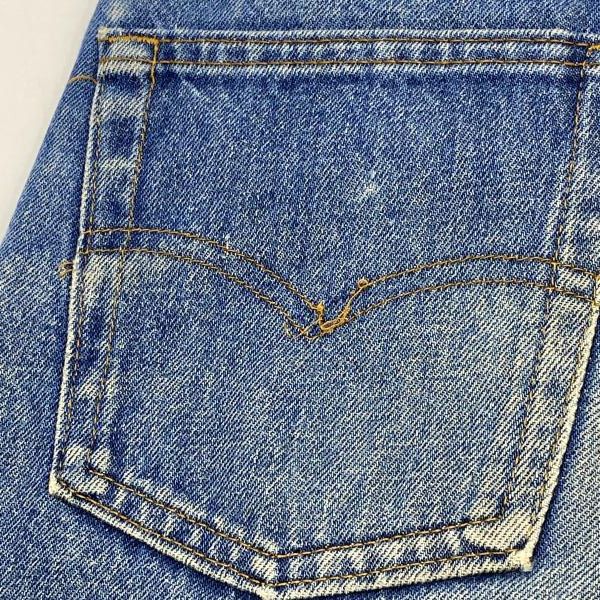 【中古】80s LEVI'S 505 デニムパンツ(裾上げ品) インディゴ サイズW31×L34 リーバイス[24]