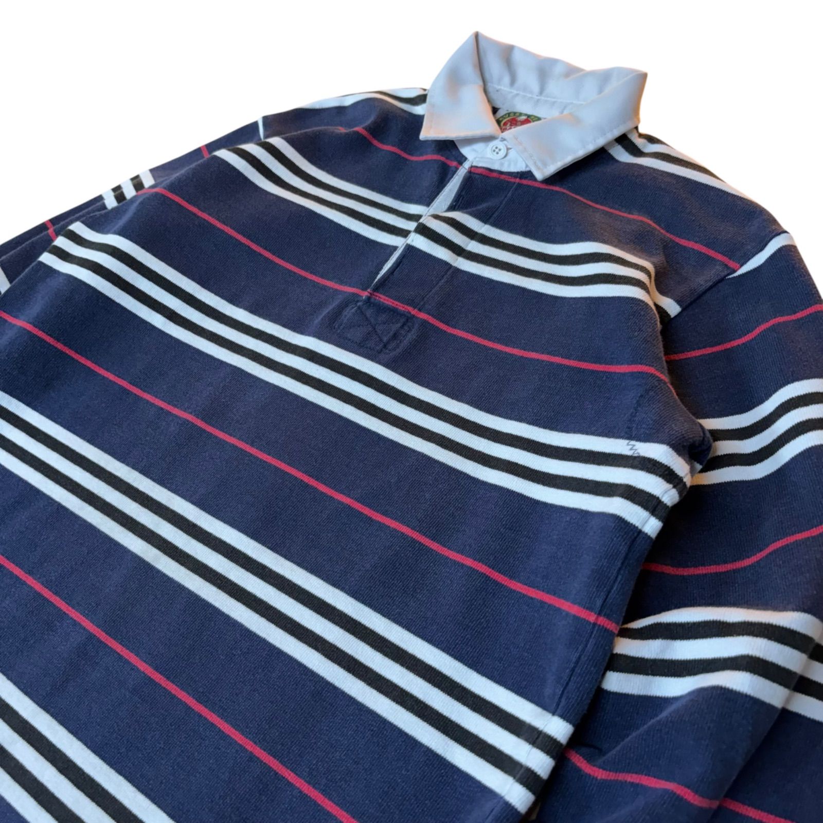 BARBARIAN L/S ラガーシャツ マルチボーダー CANADA製 - メルカリ