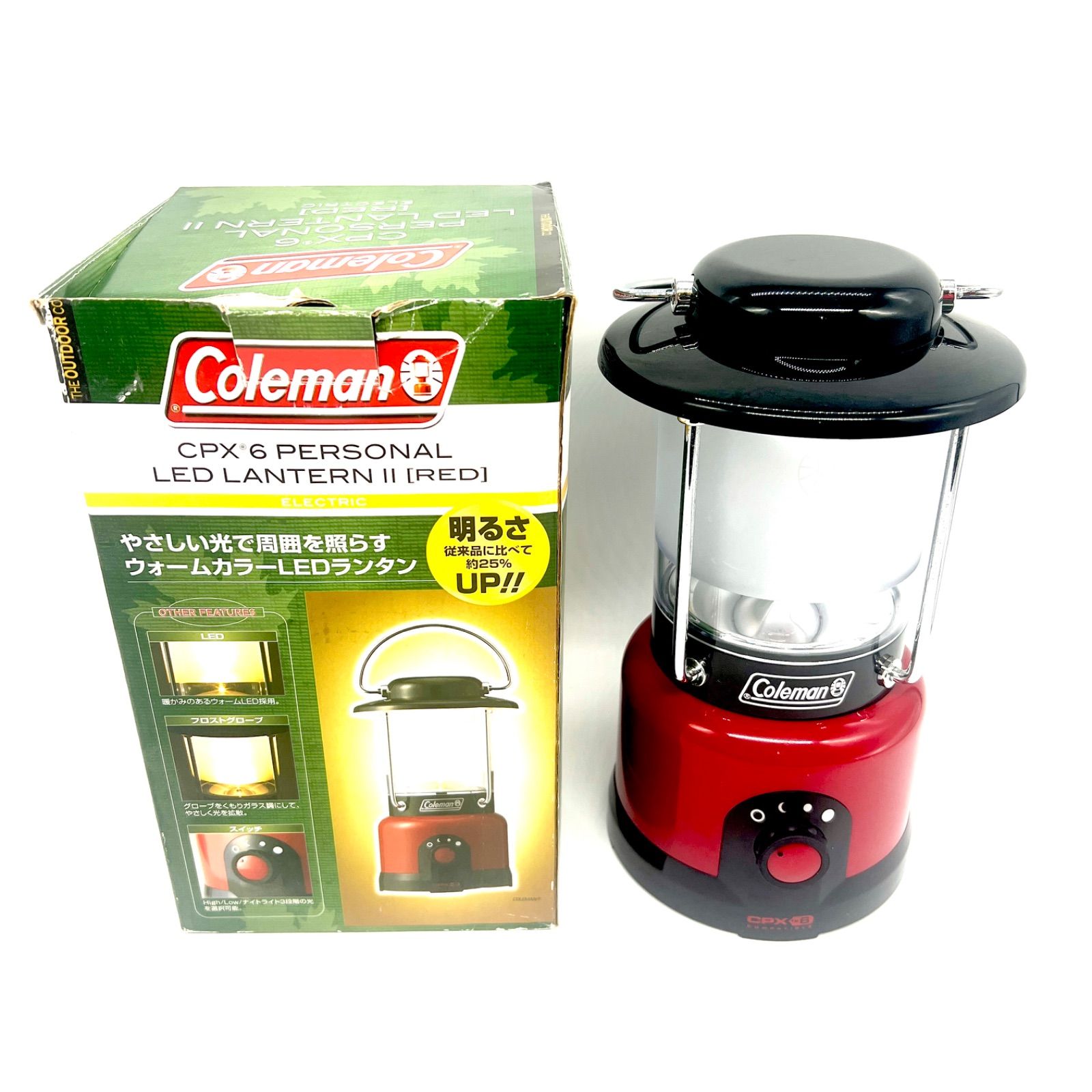 Coleman コールマン CPX6 パーソナルLEDランタン II レッド - メルカリ