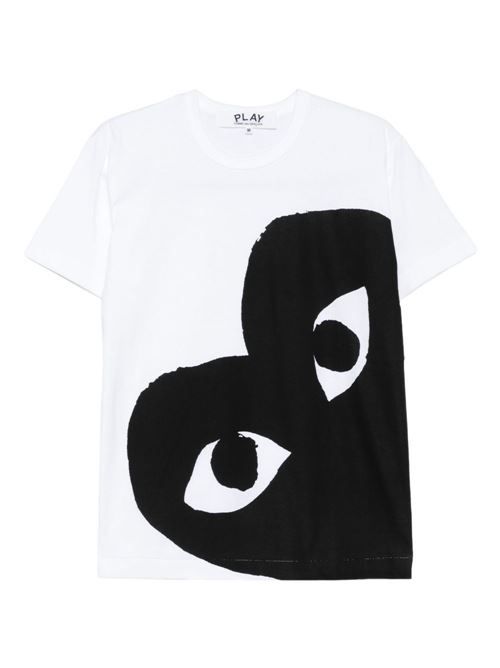 COMME DES GARÇONS PLAY コットン Tシャツ 送料無料