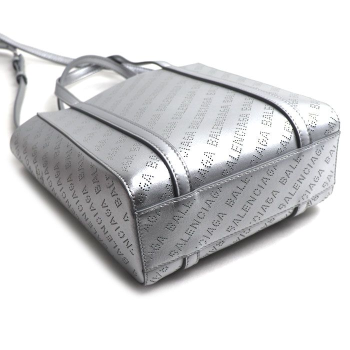 BALENCIAGA バレンシアガ エブリデイトート XXS トートバッグ シルバー
