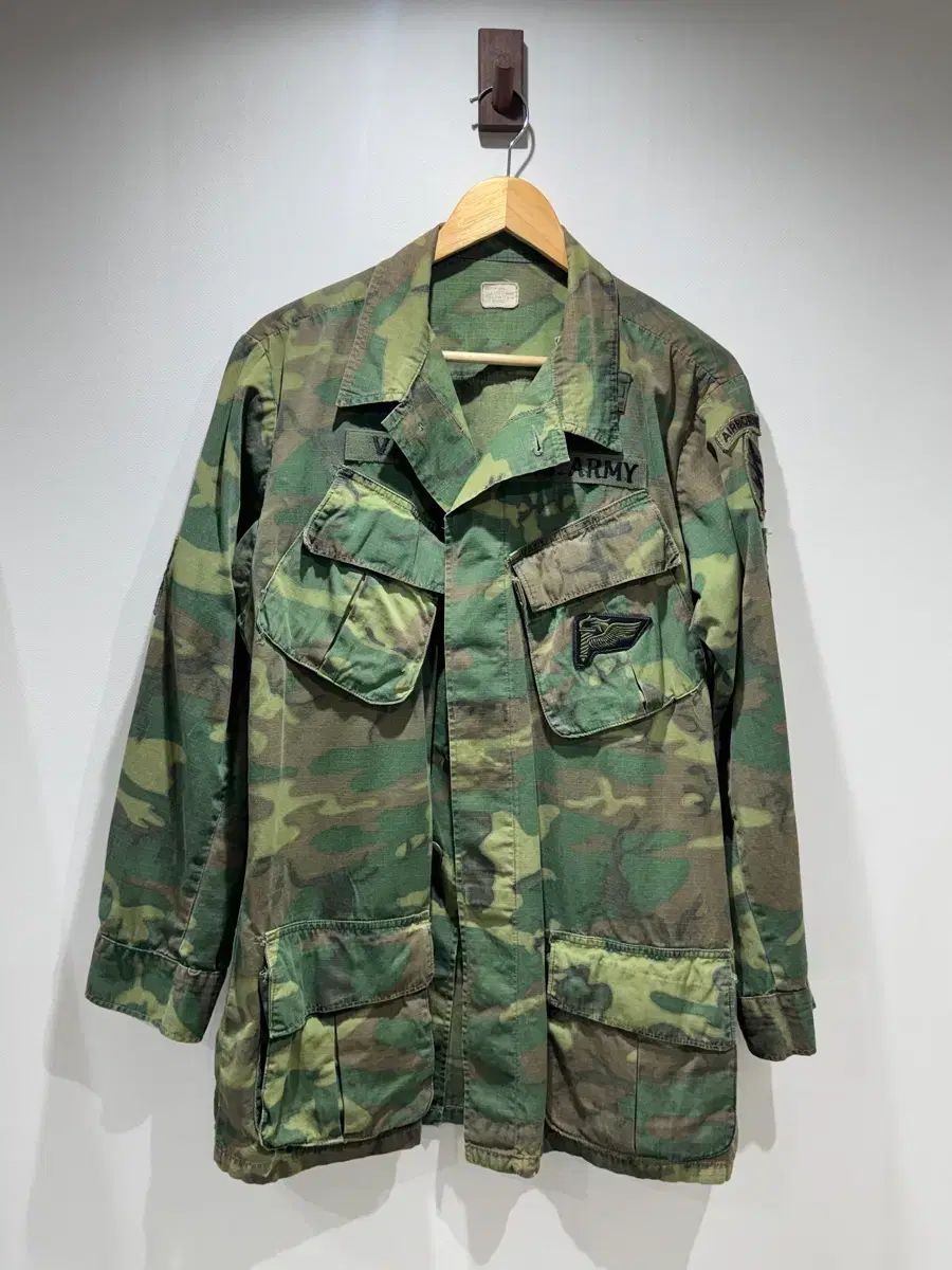 1969年 オリジナル US Army ERDL カモ ジャケット (M-L)