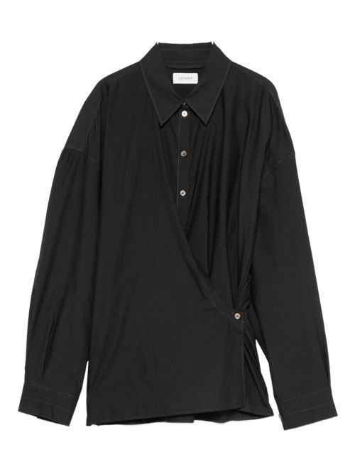 LEMAIRE コットン＆シルクブレンドシャツ 送料無料