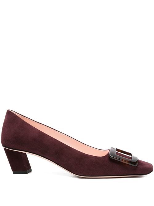 ROGER VIVIER BELLE VIVIER タートルレザーパンプス 送料無料