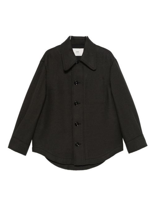 AMI PARIS ウールシャツジャケット 送料無料