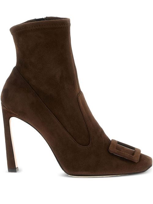 ROGER VIVIER TRMPETTE スエードレザーブーツ 送料無料