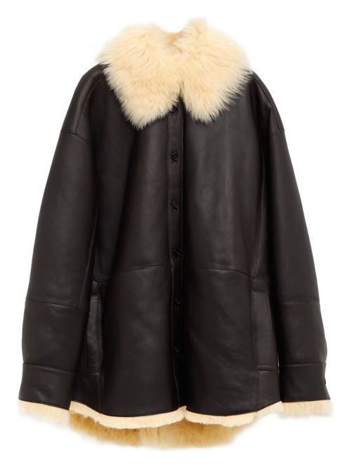 ACNE STUDIOS レザー ムートン ジャケット 送料無料
