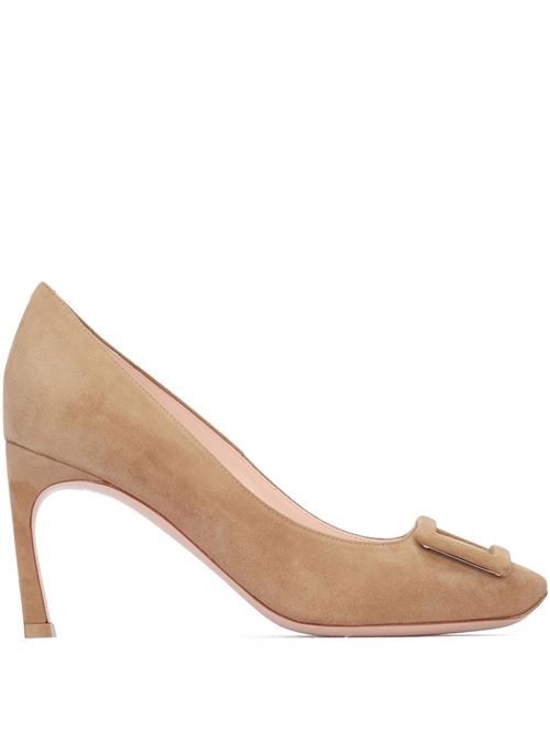 ROGER VIVIER トロンペット レザー パンプス 送料無料