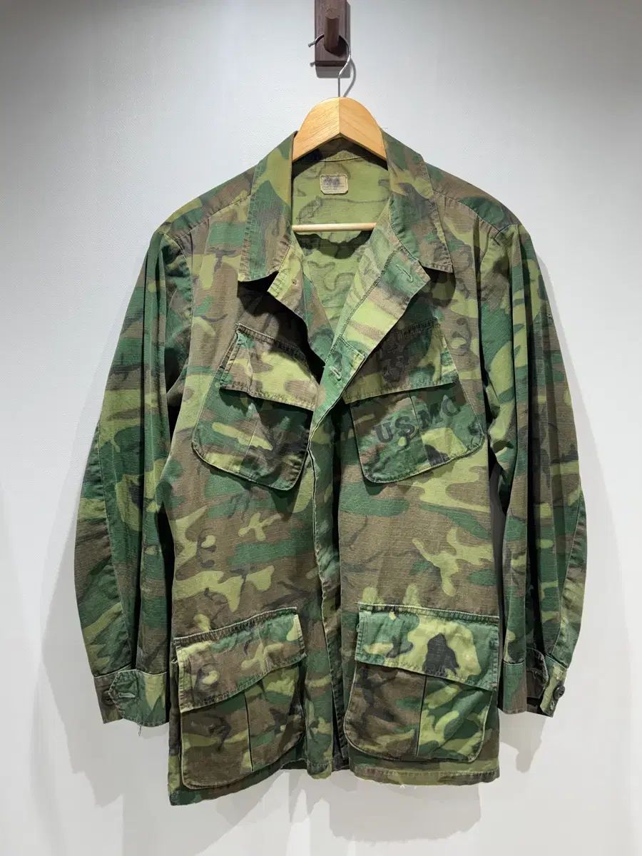 1969年 オリジナル USMC ERDL カモ ジャケット (L-R)