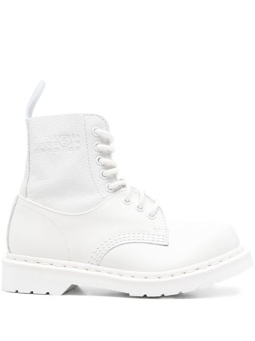 MM6 X DR.MARTENS レザーブーツ 送料無料