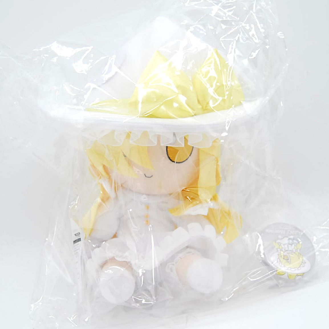 東方ぬいぐるみシリーズ 霧雨魔理沙 白 ふもふもまりさ ゆめじくうほわいと ふもふもまりさ ゆめじくうほわいとばーじょん 東方ぬいぐるみ 101