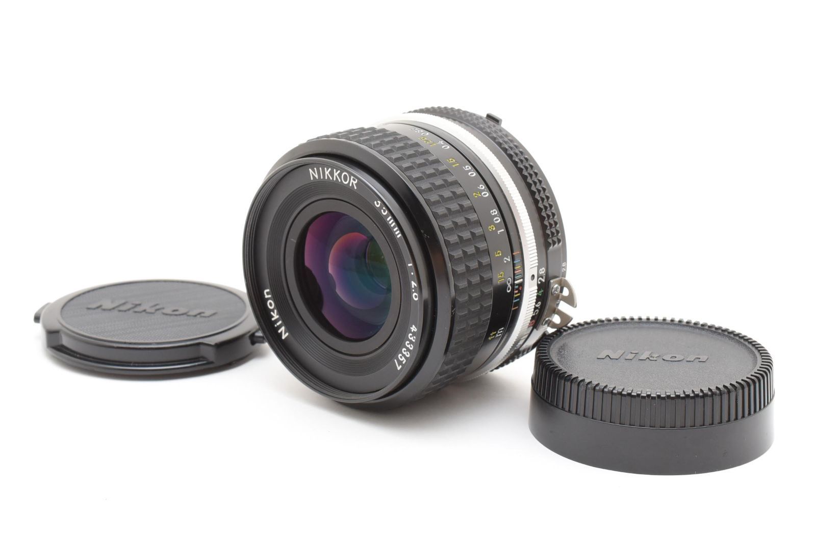 #5245 ニコン Nikon Ai Nikkor 35mm f2.8 マニュアルレンズ [動作確認済]