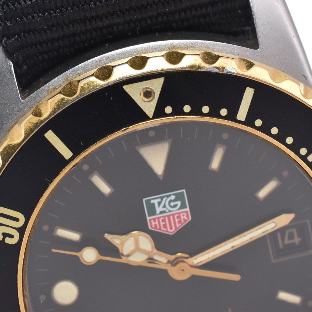 ジャンク TAG HEUER 925.213 タグホイヤー メンズ　ブラック タグホイヤー TAG HEUER 925.213G-2 1500シリーズ プロフェッショナル