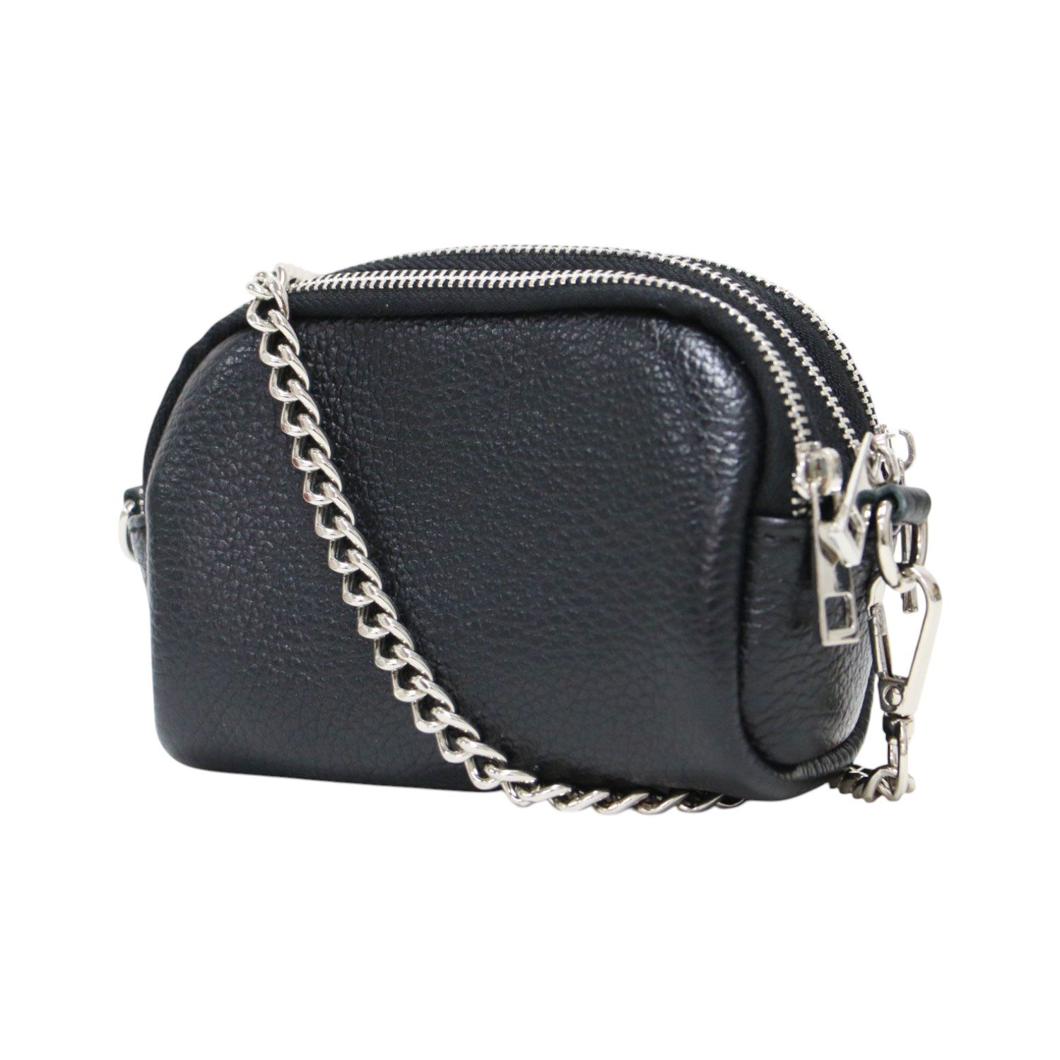 AULENTTI オウレンティ バッグ 24春夏 チェーン マイクロ バッグ chain Micro bag ショルダーバッグ 斜め掛け 肩掛け レザー ブラック 黒 ブランド カバン【レディース】【中古】