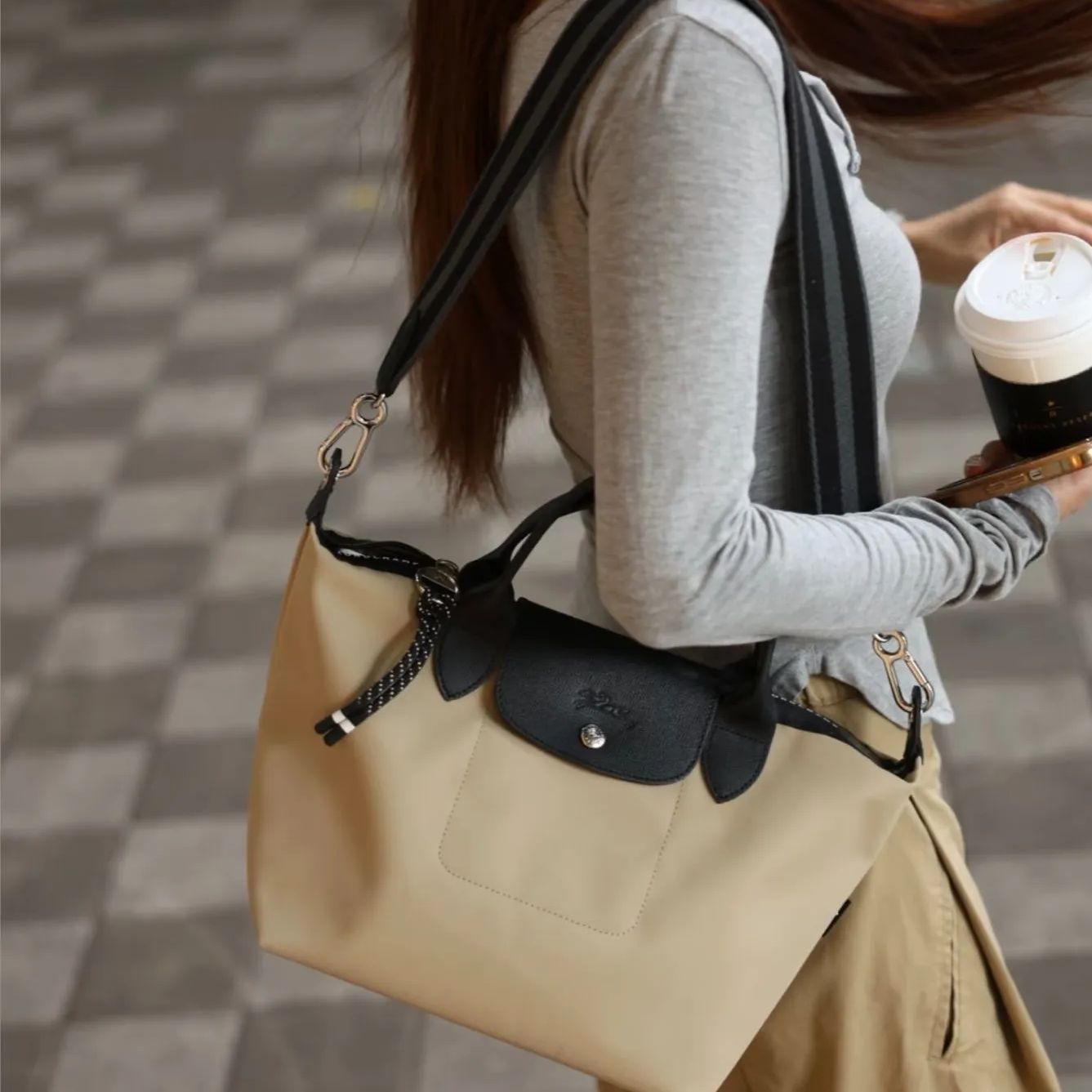 新品】送料無料 ロンシャン Longchamp ル プリアージュ ホワイト 