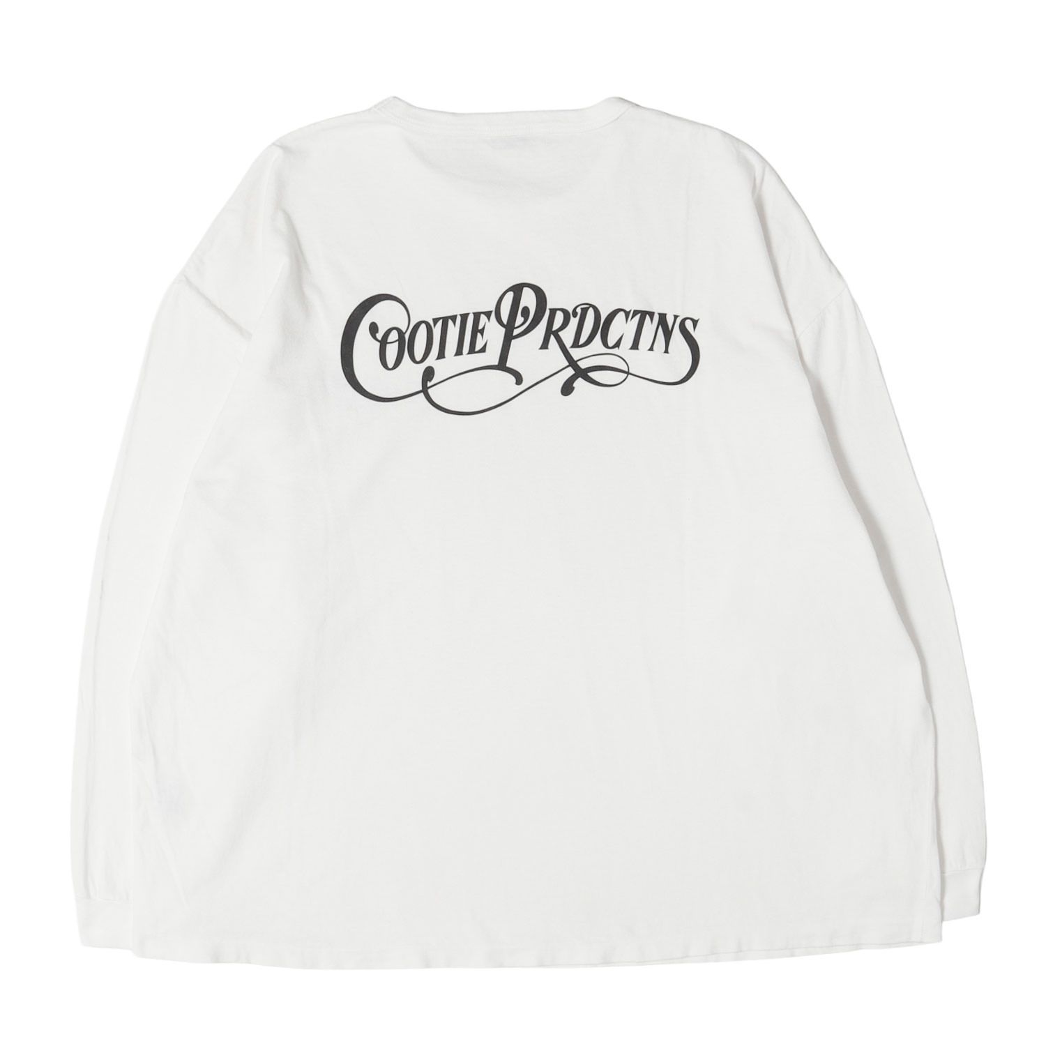 cootie シャツ　ホワイト　クーティー　Mサイズ COOTIE クーティー Tシャツ ホワイト 白 サイズ:M 20AW ブランドロゴ