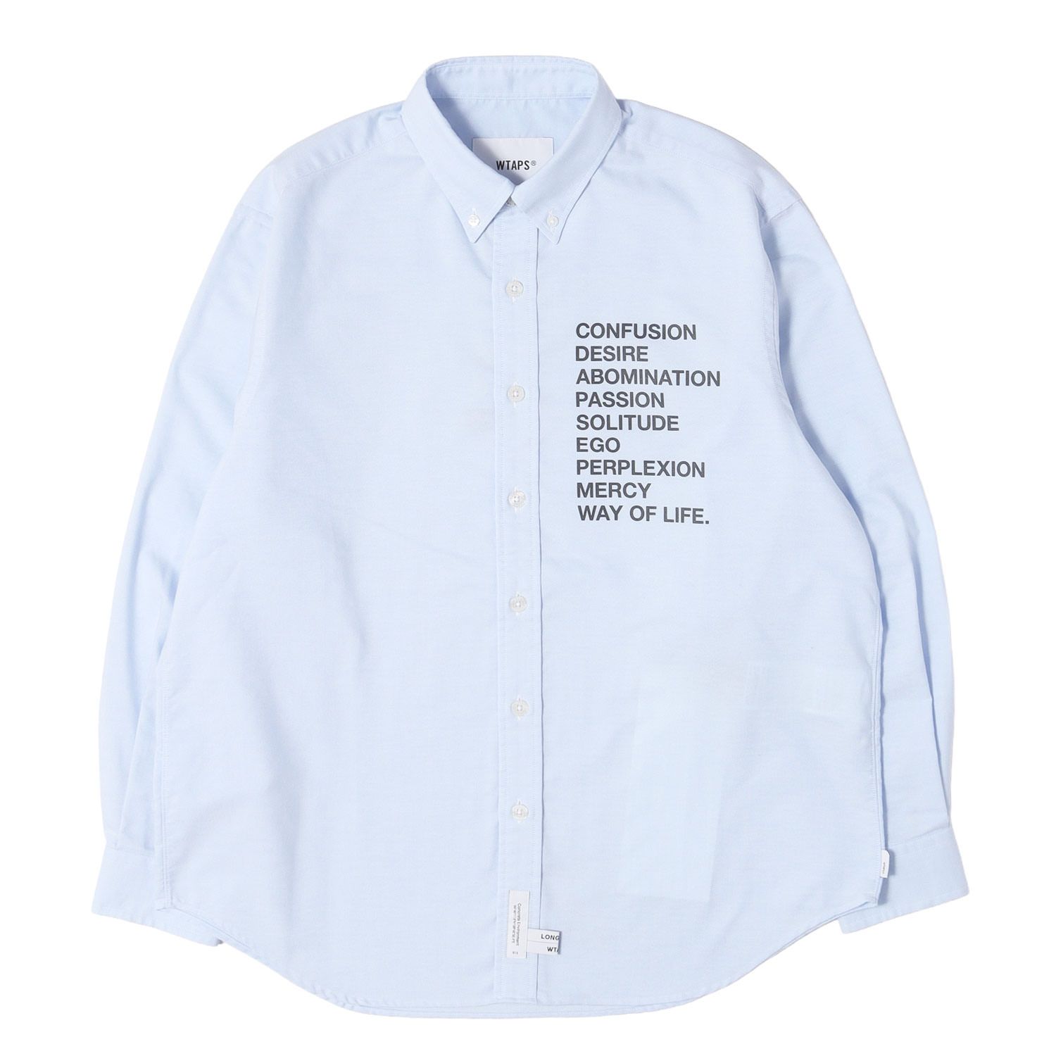 新品】WTAPS ダブルタップス シャツ サックスブルー サイズ:01 26SS