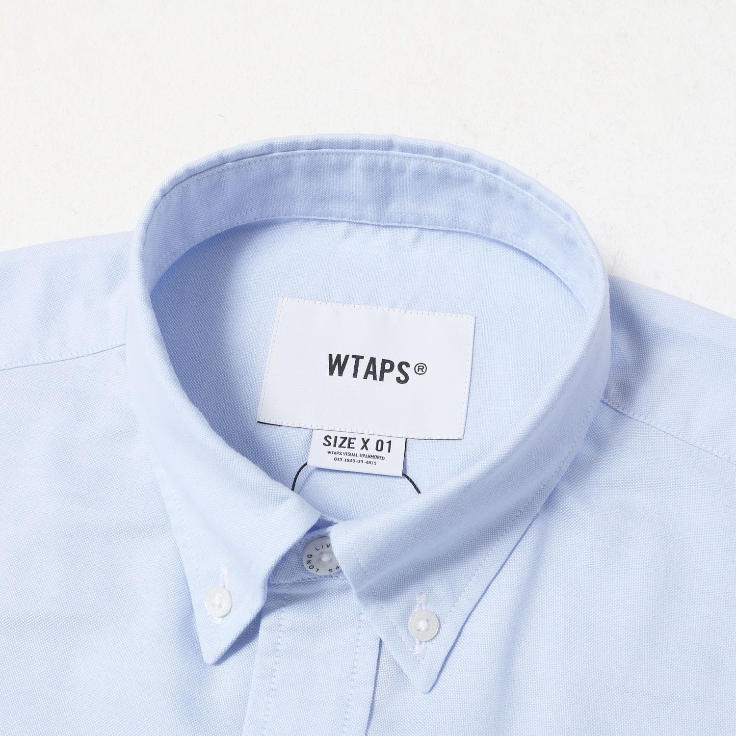 新品】WTAPS ダブルタップス シャツ サックスブルー サイズ:01 26SS