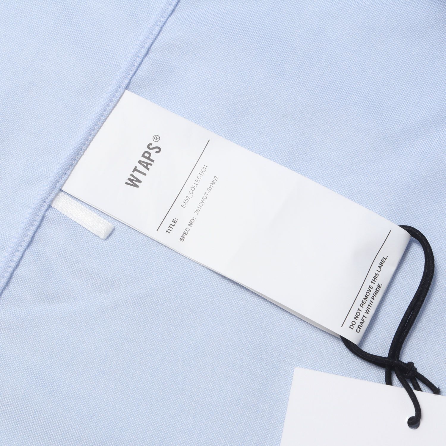 新品】WTAPS ダブルタップス シャツ サックスブルー サイズ:01 26SS