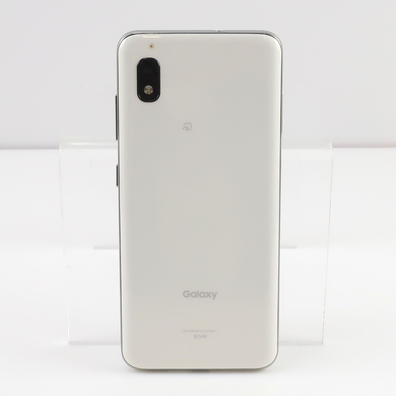 中古】Galaxy A21 SCV49 ホワイト au - メルカリ