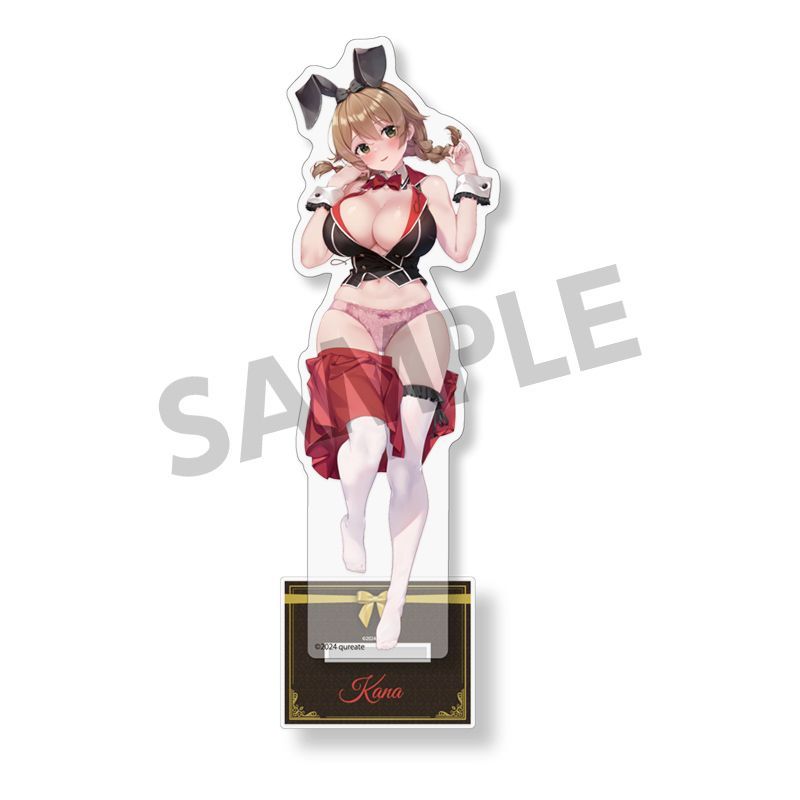 新品】【再販】バニーガーデン 描き下ろしBIGアクリルスタンド 花奈 A
