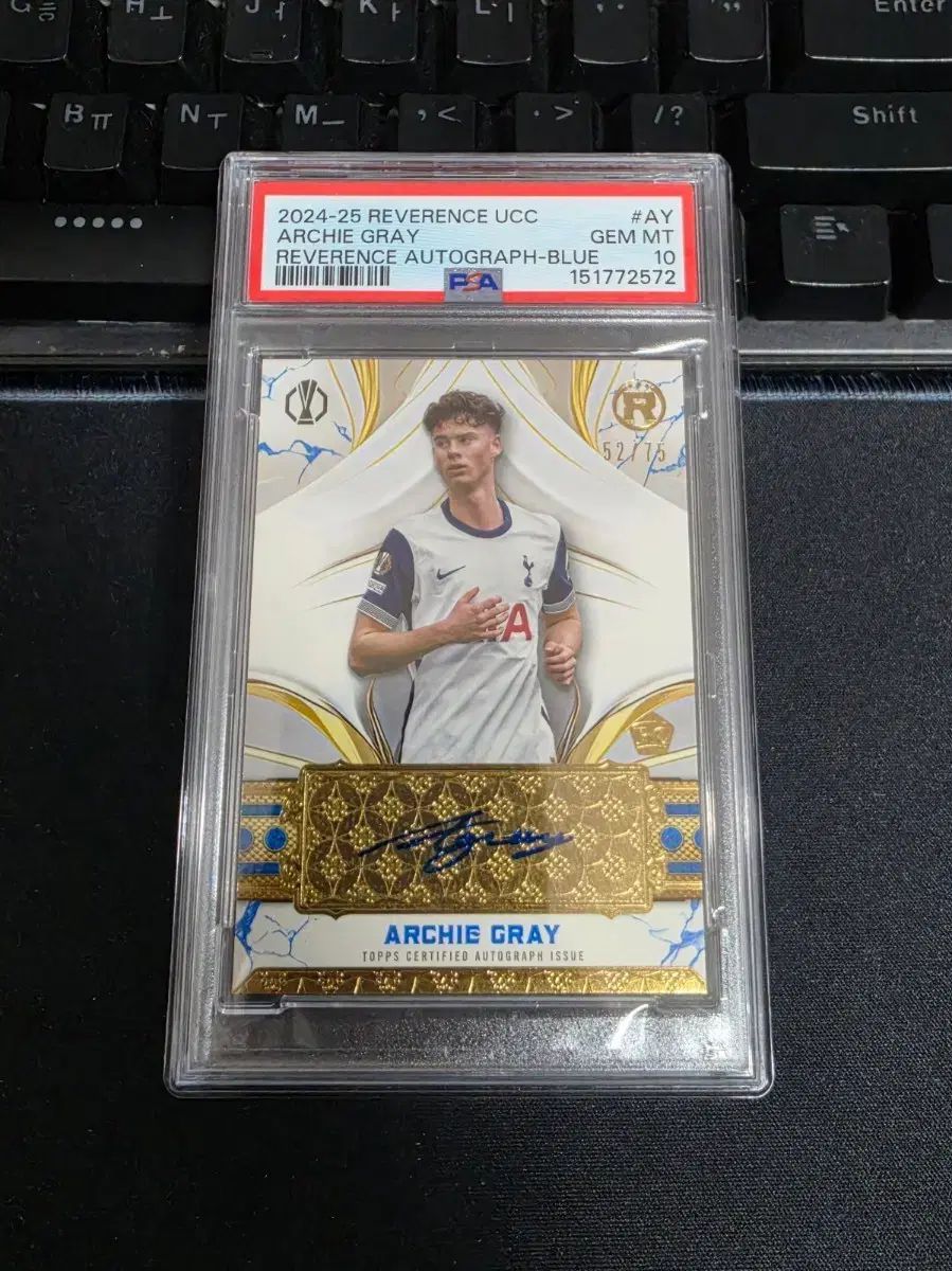 PSA 10 2024-25 トップス レファレンス アーチ グレー ルーキー ブルー オート 83,539円