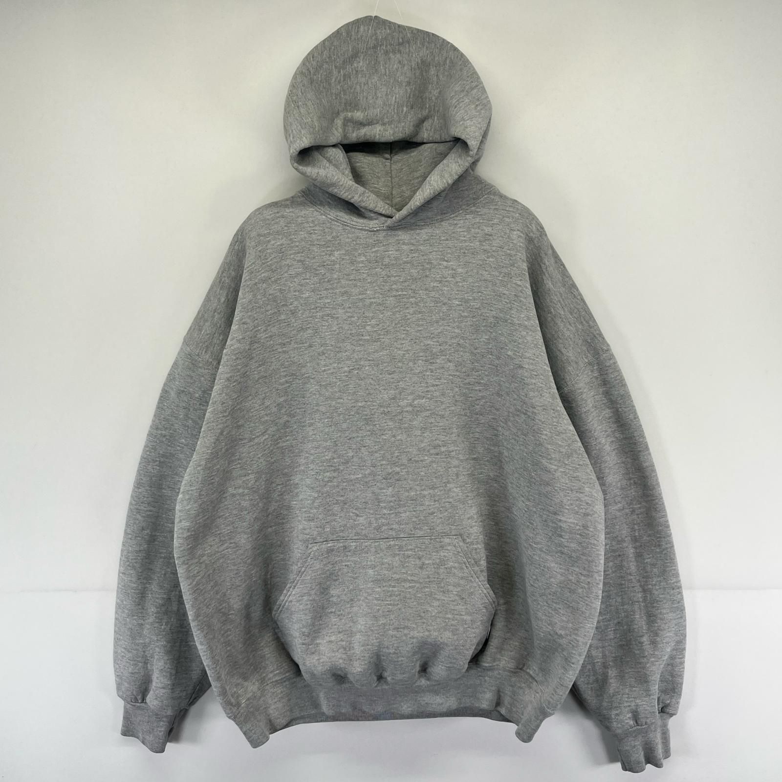 古着 ラッセルアスレチック Russell Athletic USA製 パーカー 大きいサイズ スウェット フーディ 2XL グレー系 無地 メンズ 6,930円
