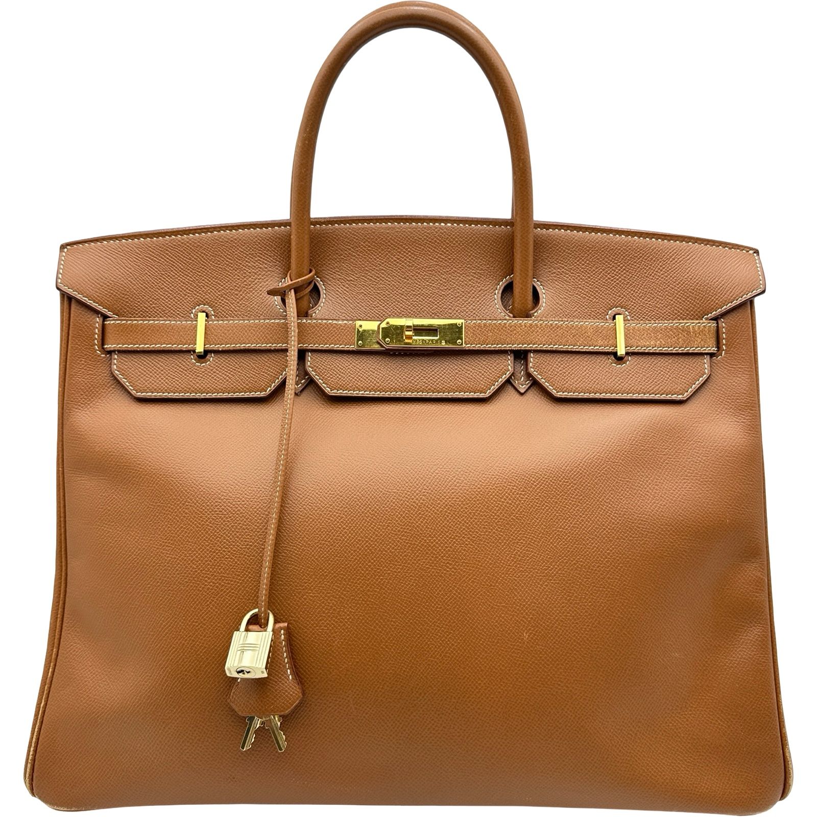 エルメス HERMES バーキン40 ▢E刻印 ゴールド ゴールド金具 クシュベル レディース ハンドバッグ