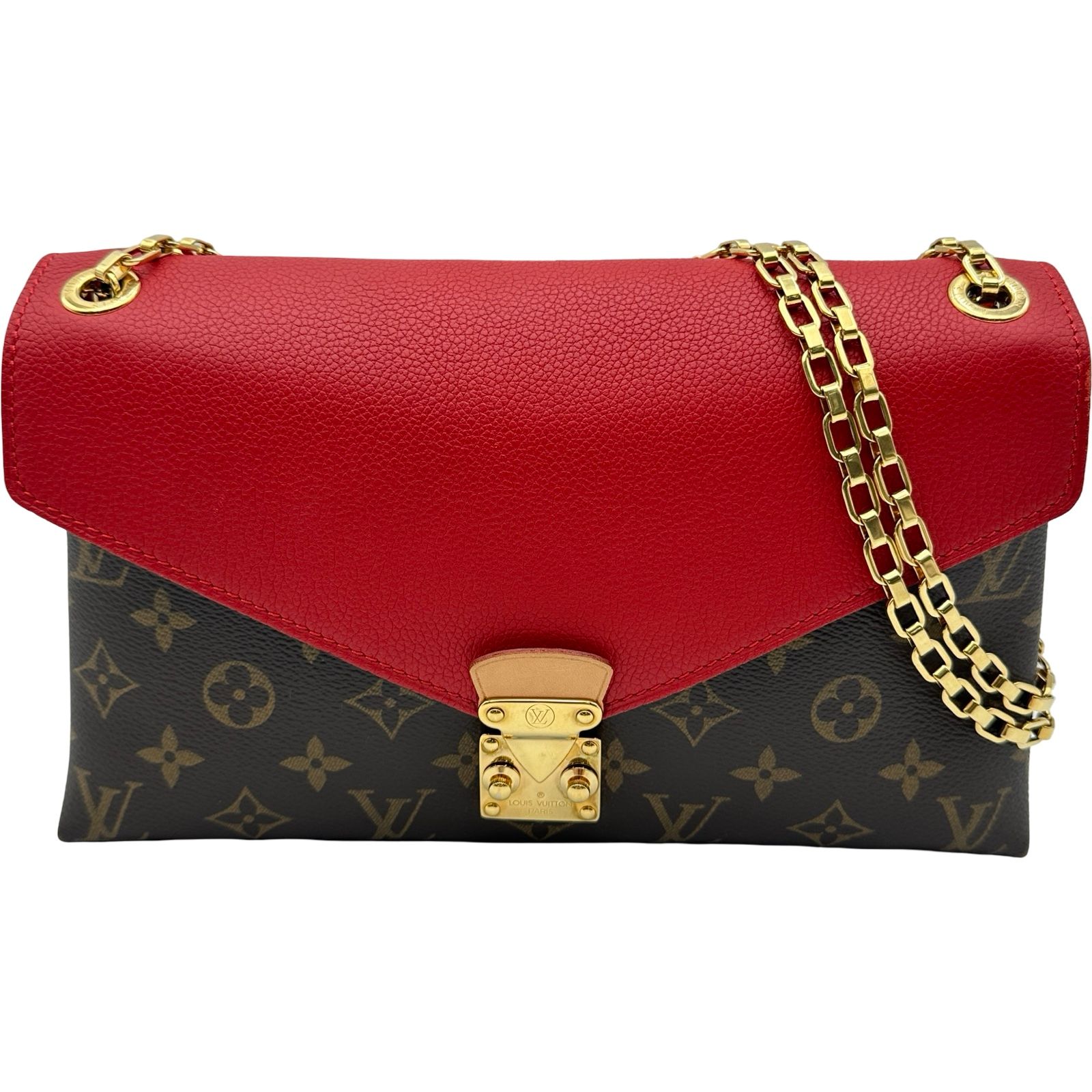 ルイ・ヴィトン LOUIS VUITTON パラスチェーン M41201 ブラウン モノグラム・キャンバス レディース ショルダーバッグ