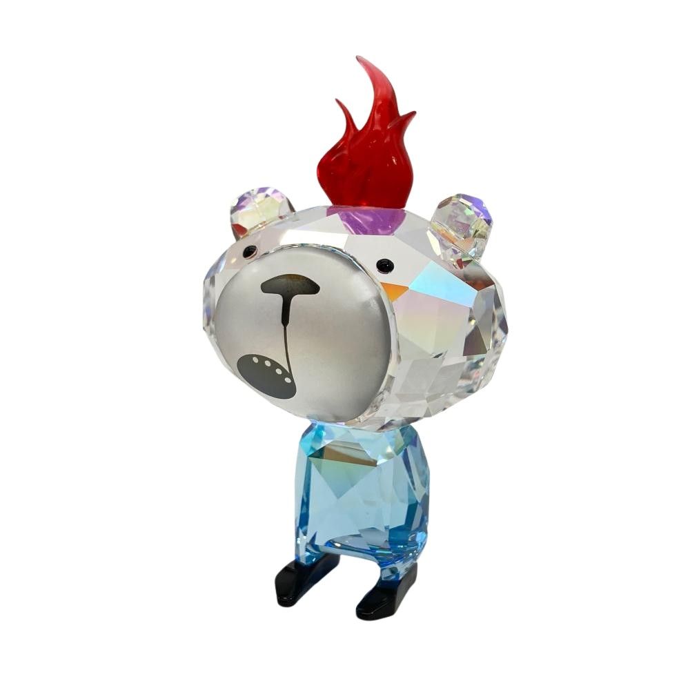 スワロフスキー SWAROVSKI Emoti Burning Desire クマ オブジェ 置物 1143380 クリア インテリア【中古】